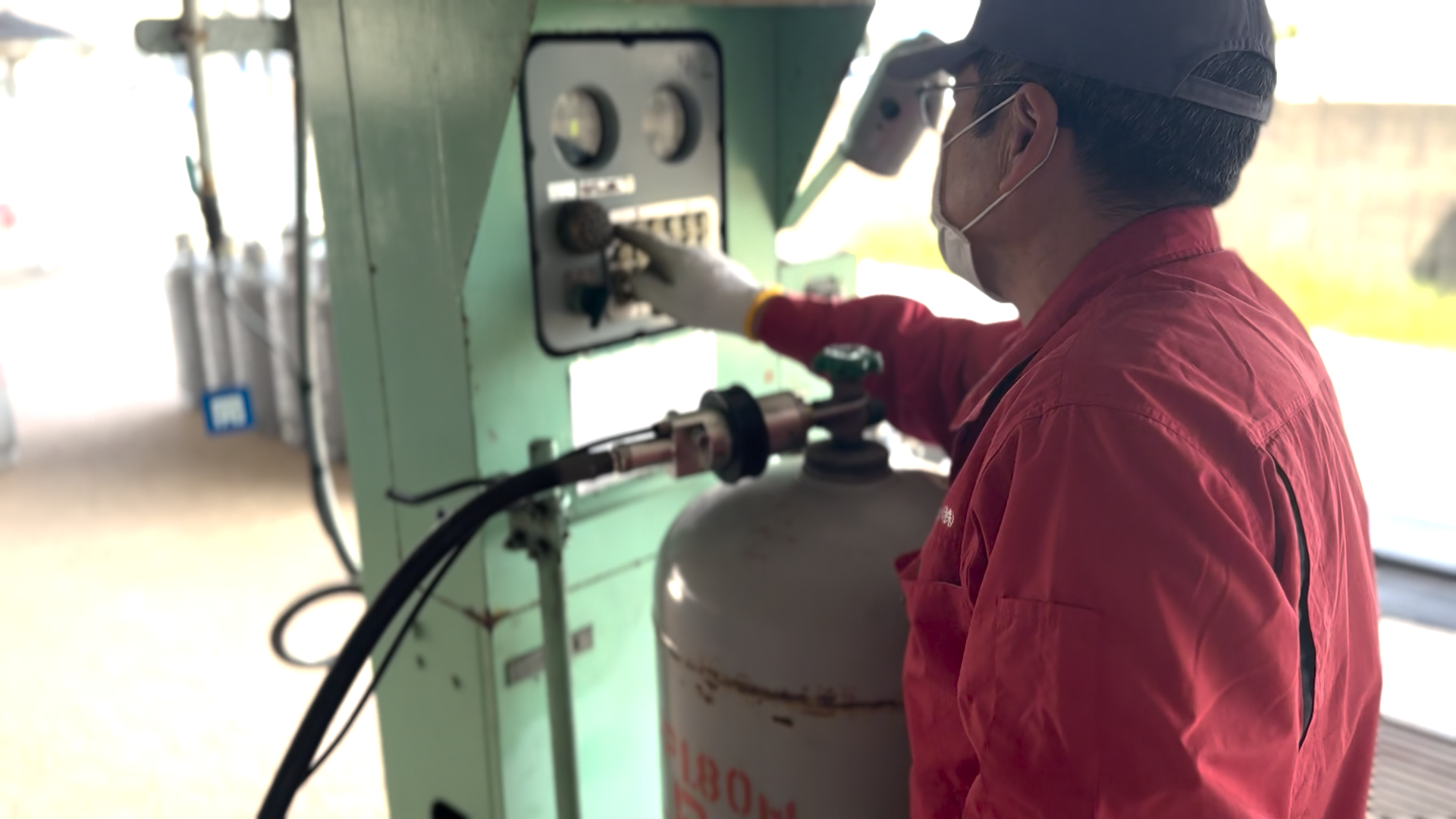 ガス配達・工事